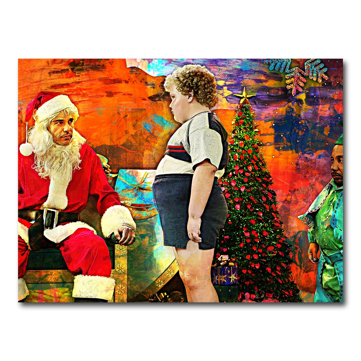 AUTO-MOCKUP WHITE | Bad Santa | 1 Piece | Gallery Wrap Canvas | group=4x3