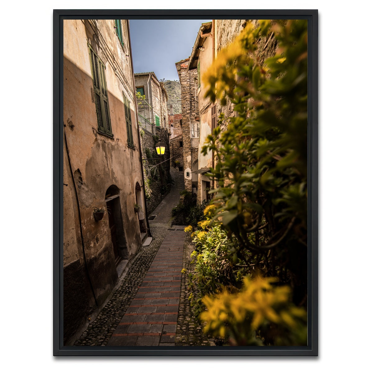 AUTO-MOCKUP WHITE | Badalucco | 1 Piece | Black Framed Canvas | group=3x4