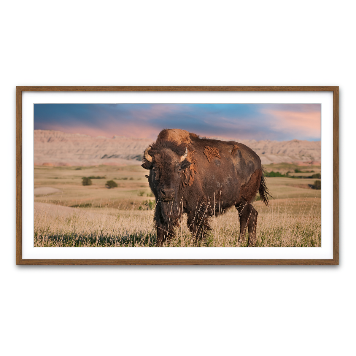 Framed Print 2x1 Walnut