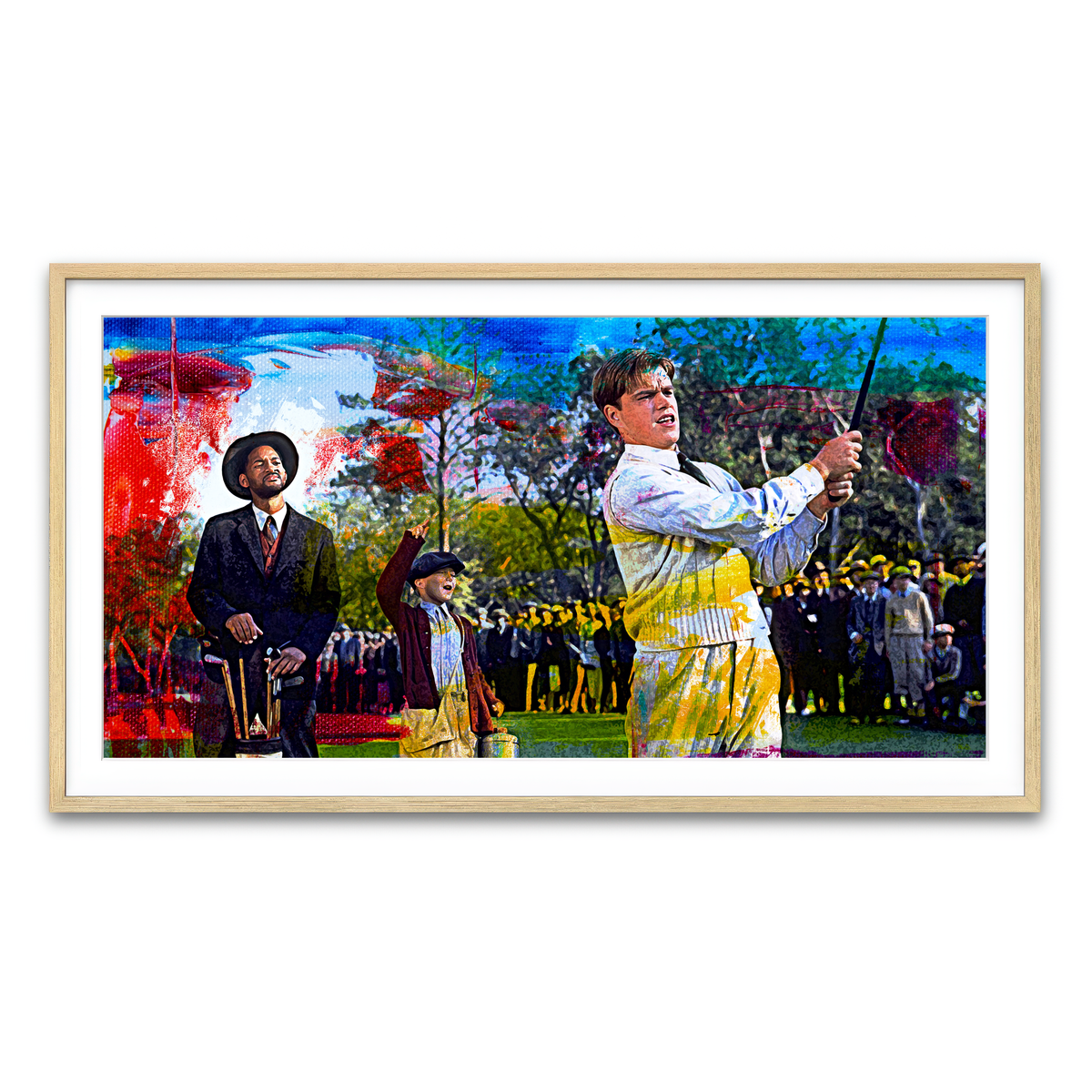 Framed Print 2x1 Natural