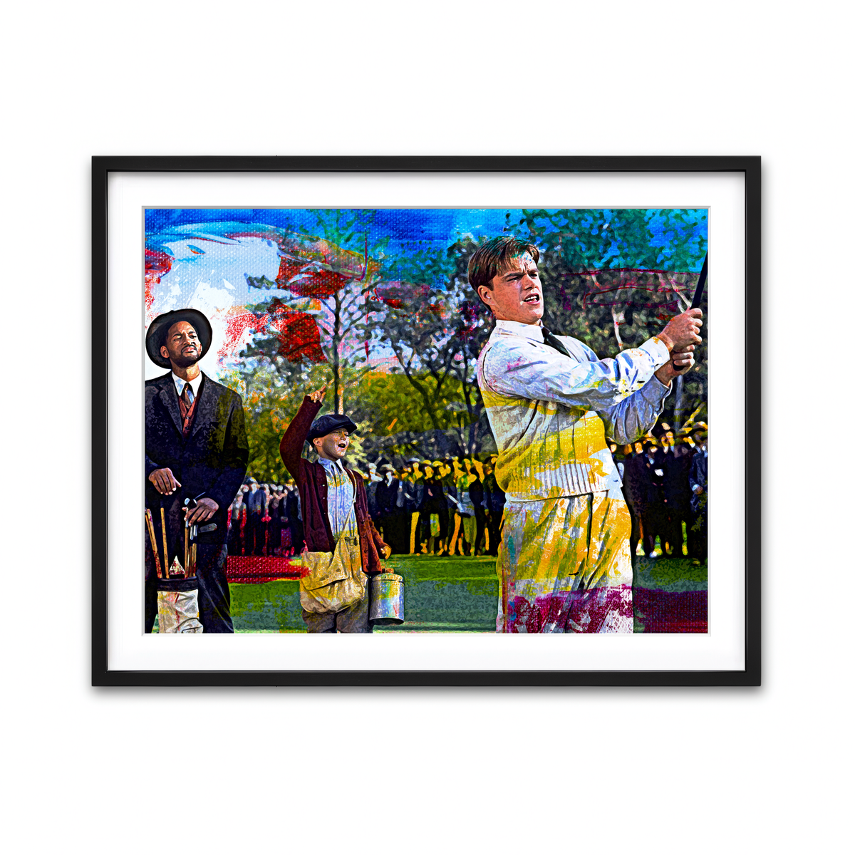 Framed Print 4x3 Black