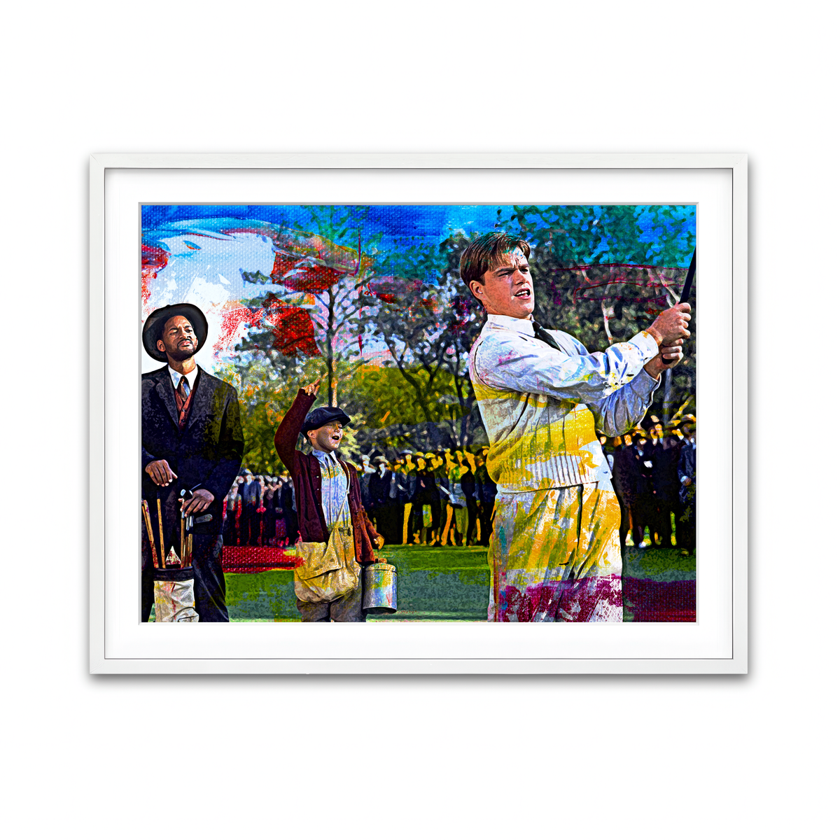 Framed Print 4x3 White