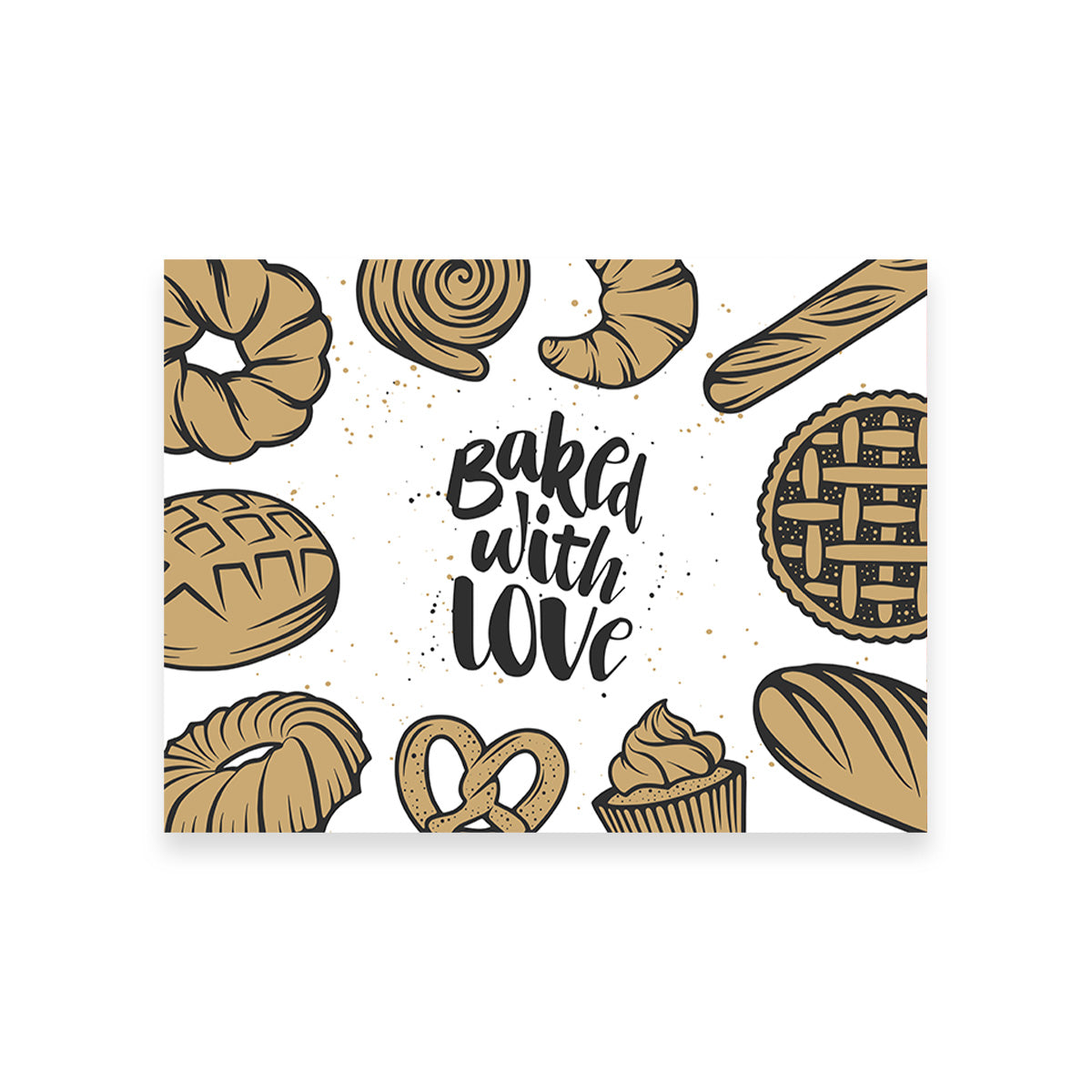 Baked With Love Wall Art