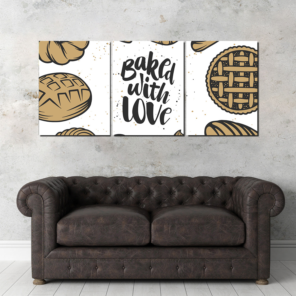 Baked With Love Wall Art