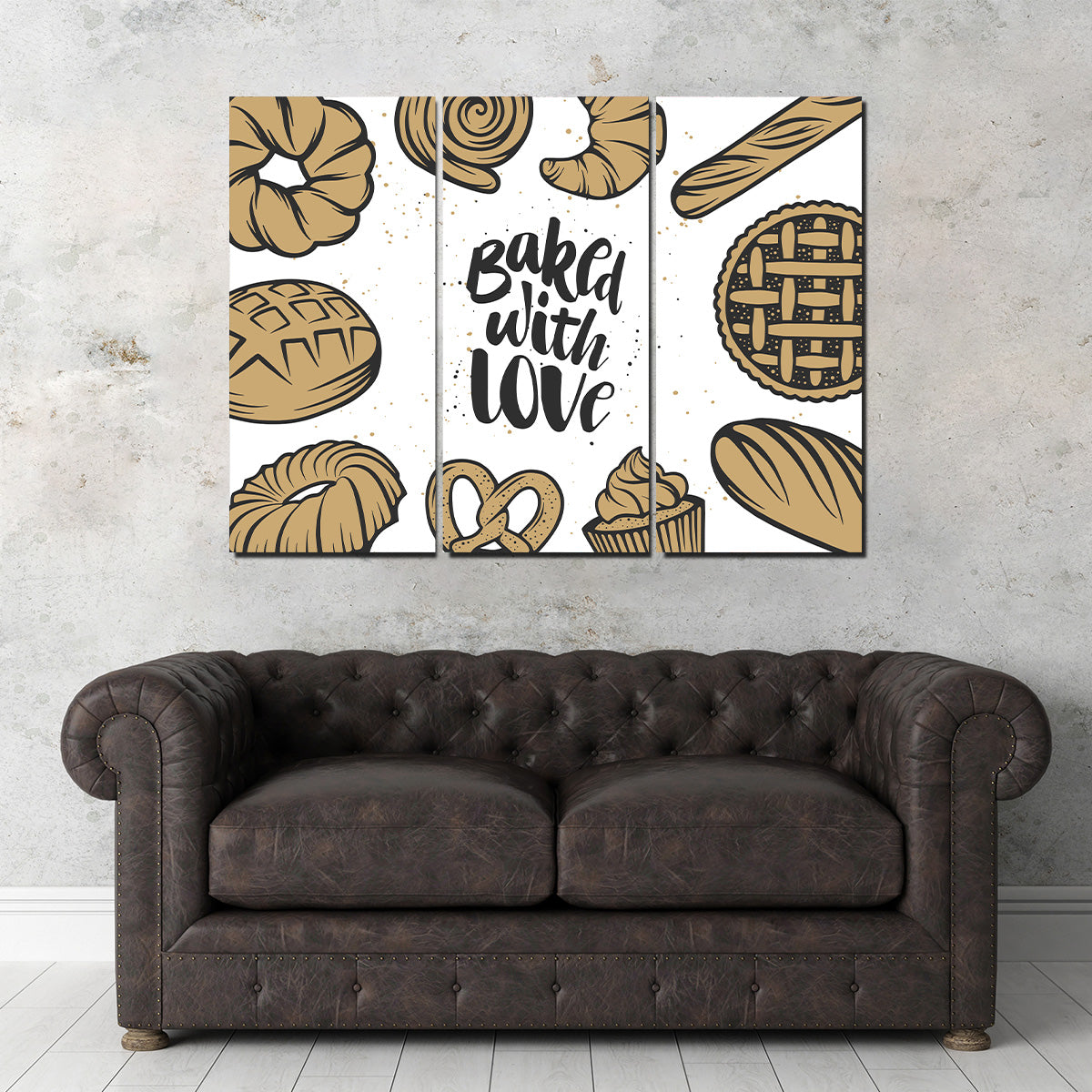 Baked With Love Wall Art