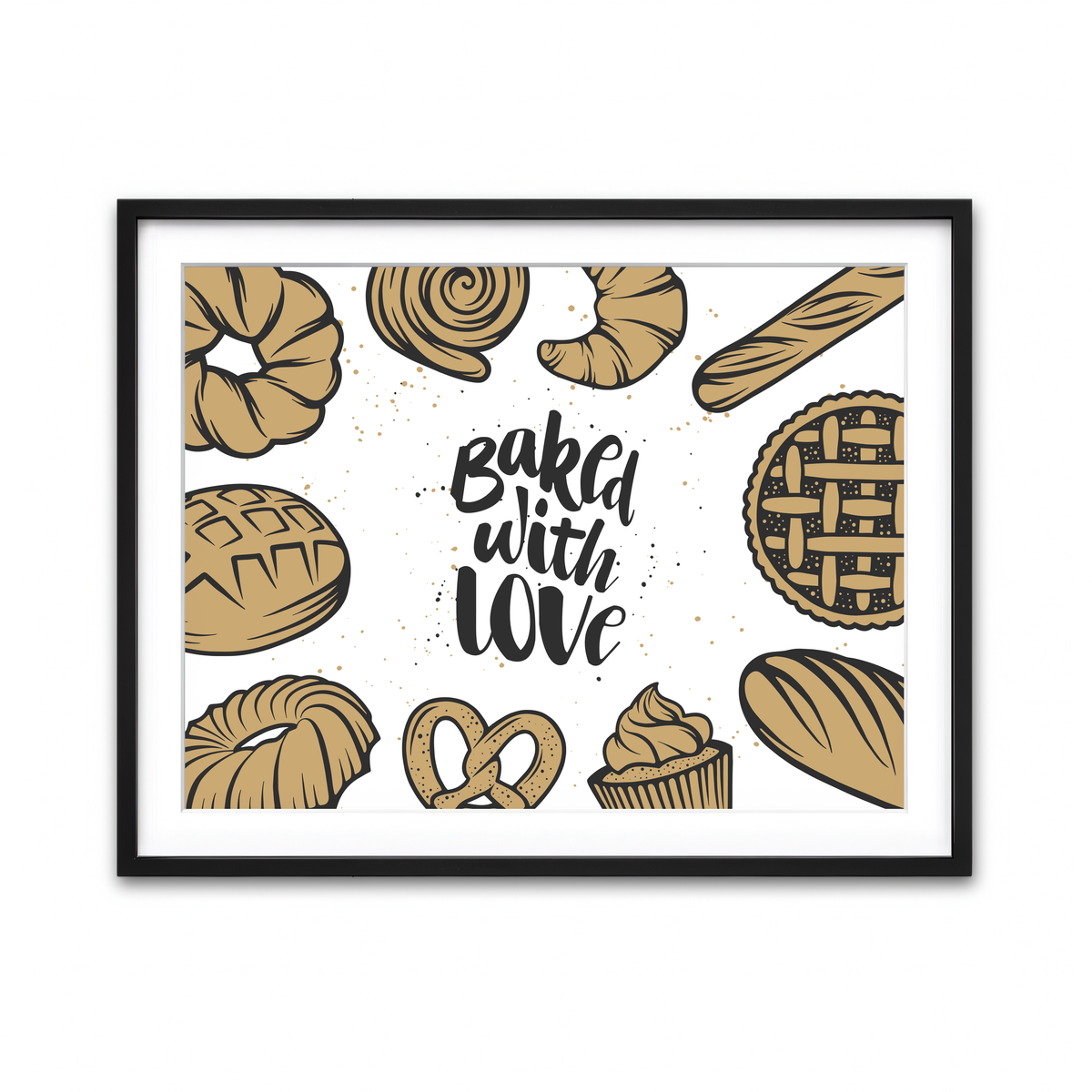 Framed Print 4x3 Black