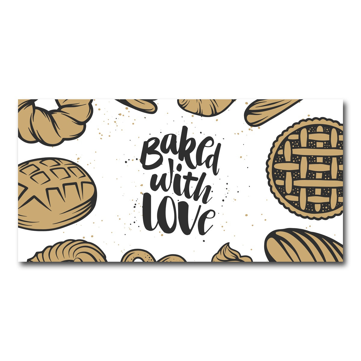 AUTO-MOCKUP WHITE | Baked With Love | 1 Piece | Gallery Wrap Canvas | group=2x1