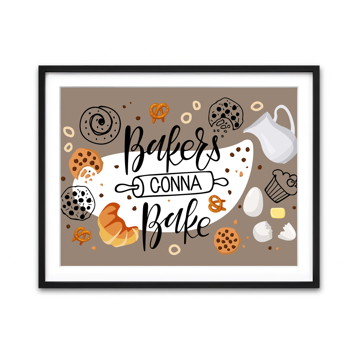 Framed Print 4x3 Black