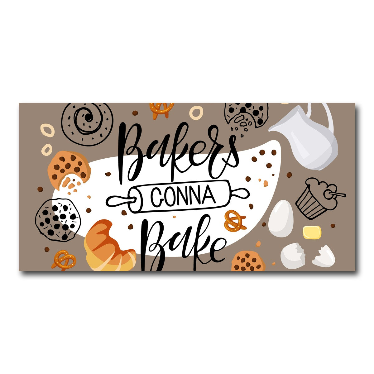 AUTO-MOCKUP WHITE | Baker Gonna Bake | 1 Piece | Gallery Wrap Canvas | group=2x1