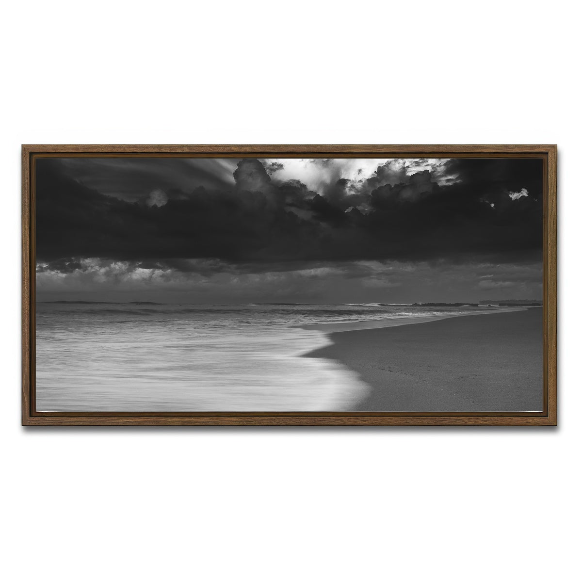 AUTO-MOCKUP WHITE | Bali | 1 Piece | Walnut Framed Canvas | group=2x1
