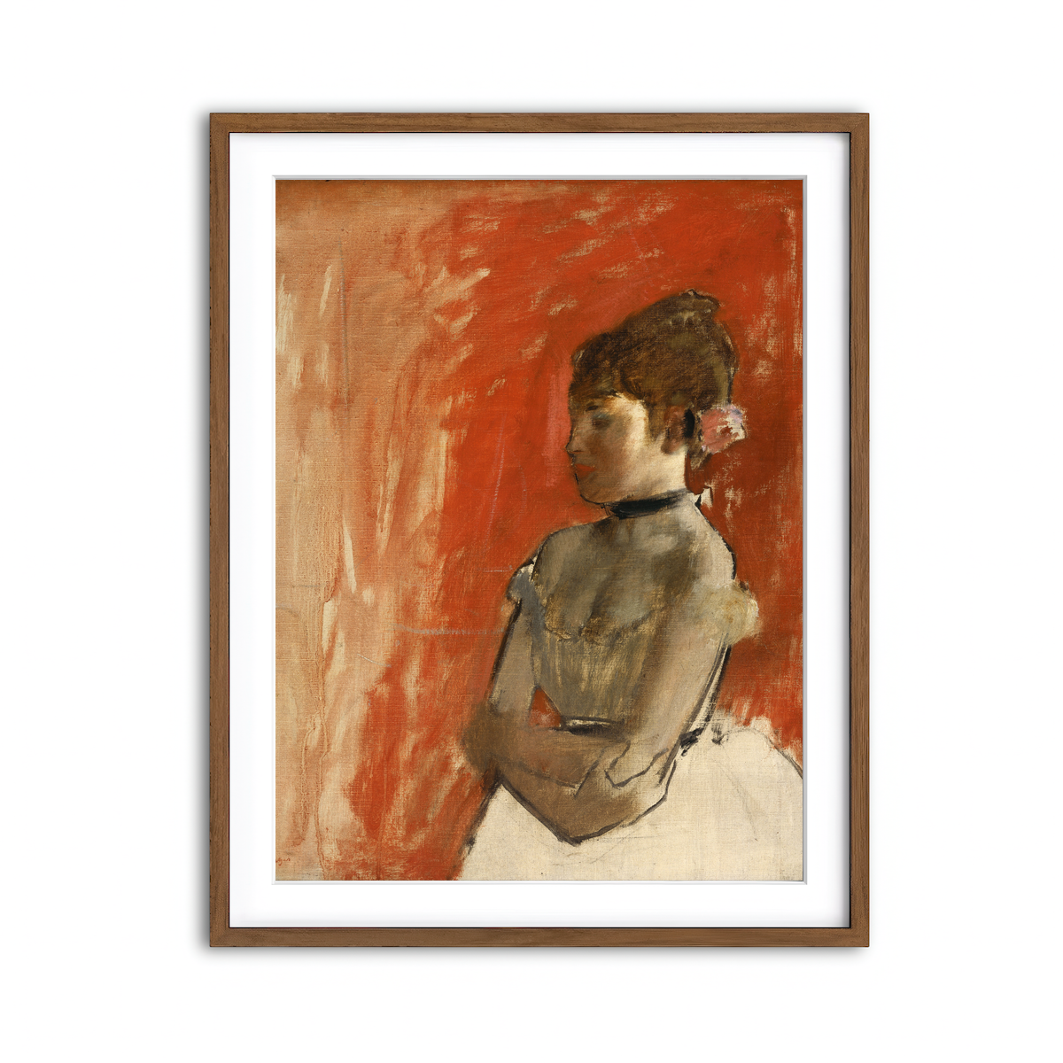 Framed Print 3x4 Walnut