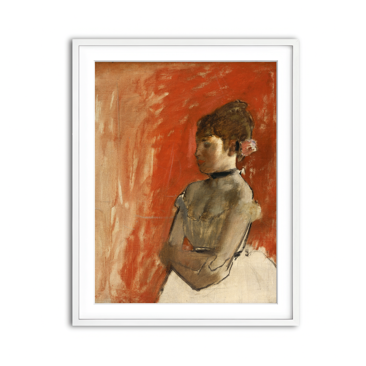 Framed Print 3x4 White