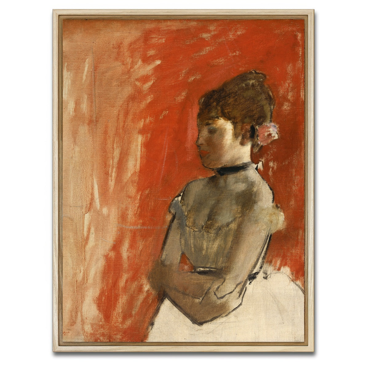 AUTO-MOCKUP WHITE | Ballet Dancer | 1 Piece | Natural Framed Canvas | group=3x4