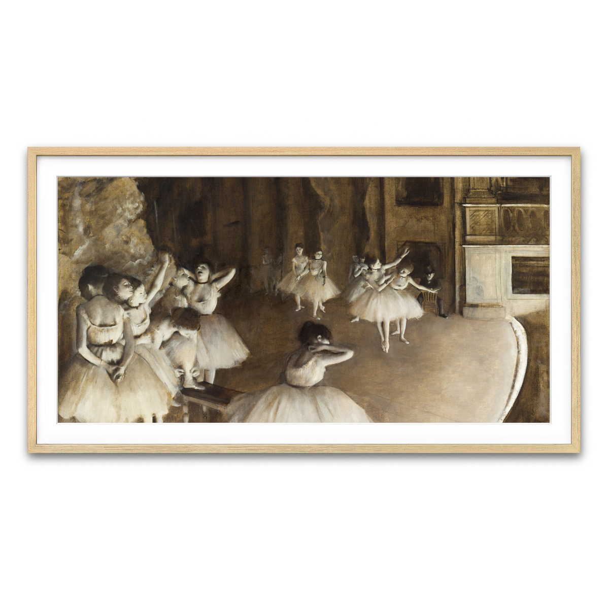 Framed Print 2x1 Natural