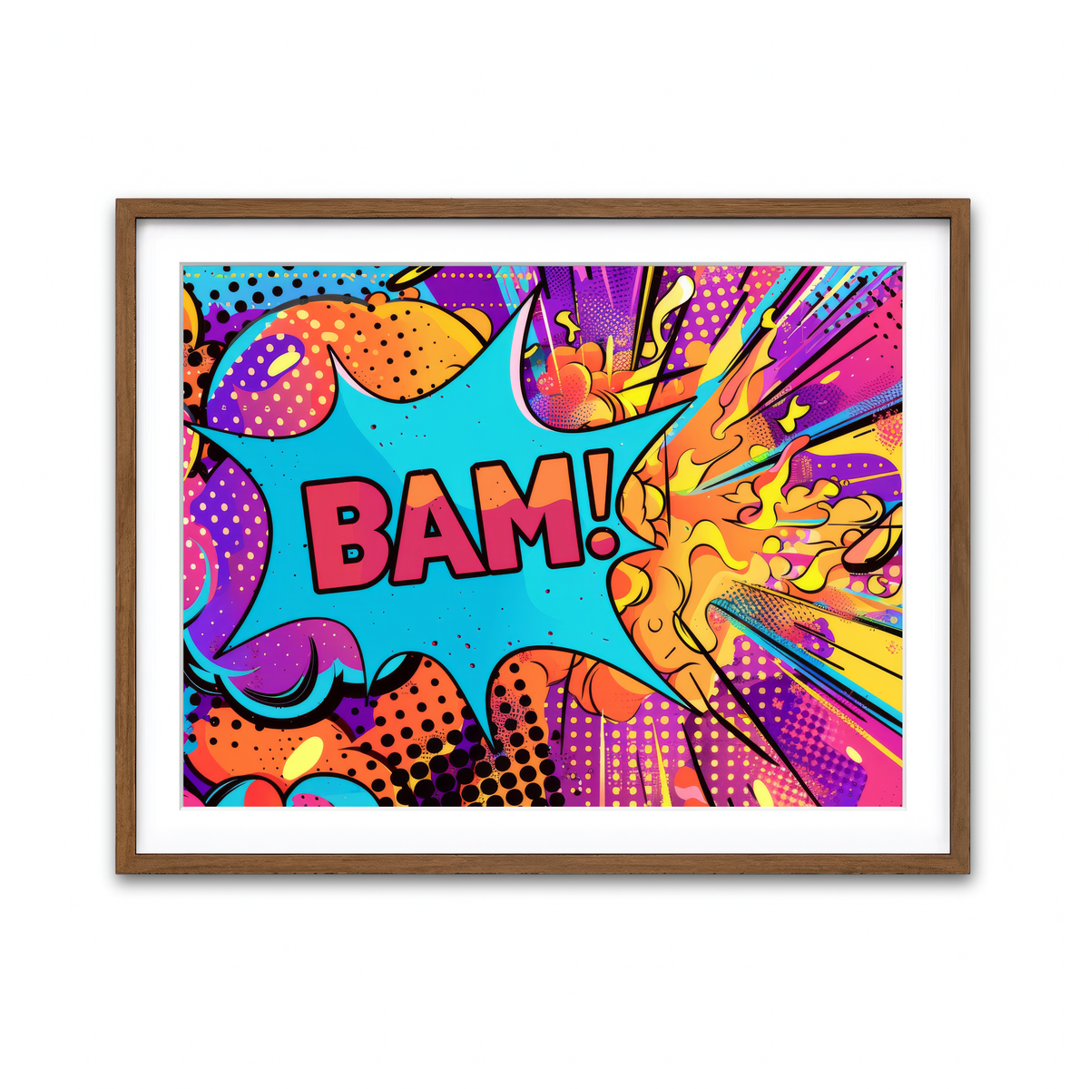 Framed Print 4x3 Walnut