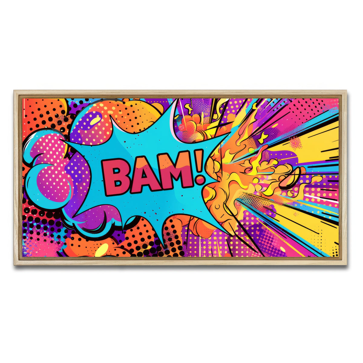 AUTO-MOCKUP WHITE | Bam | 1 Piece | Natural Framed Canvas | group=2x1