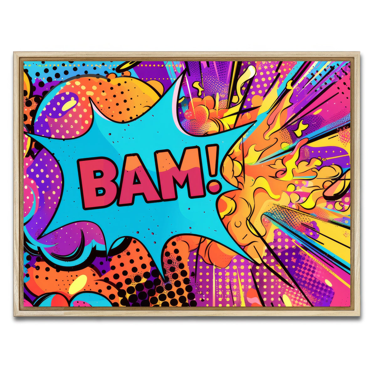 AUTO-MOCKUP WHITE | Bam | 1 Piece | Natural Framed Canvas | group=4x3