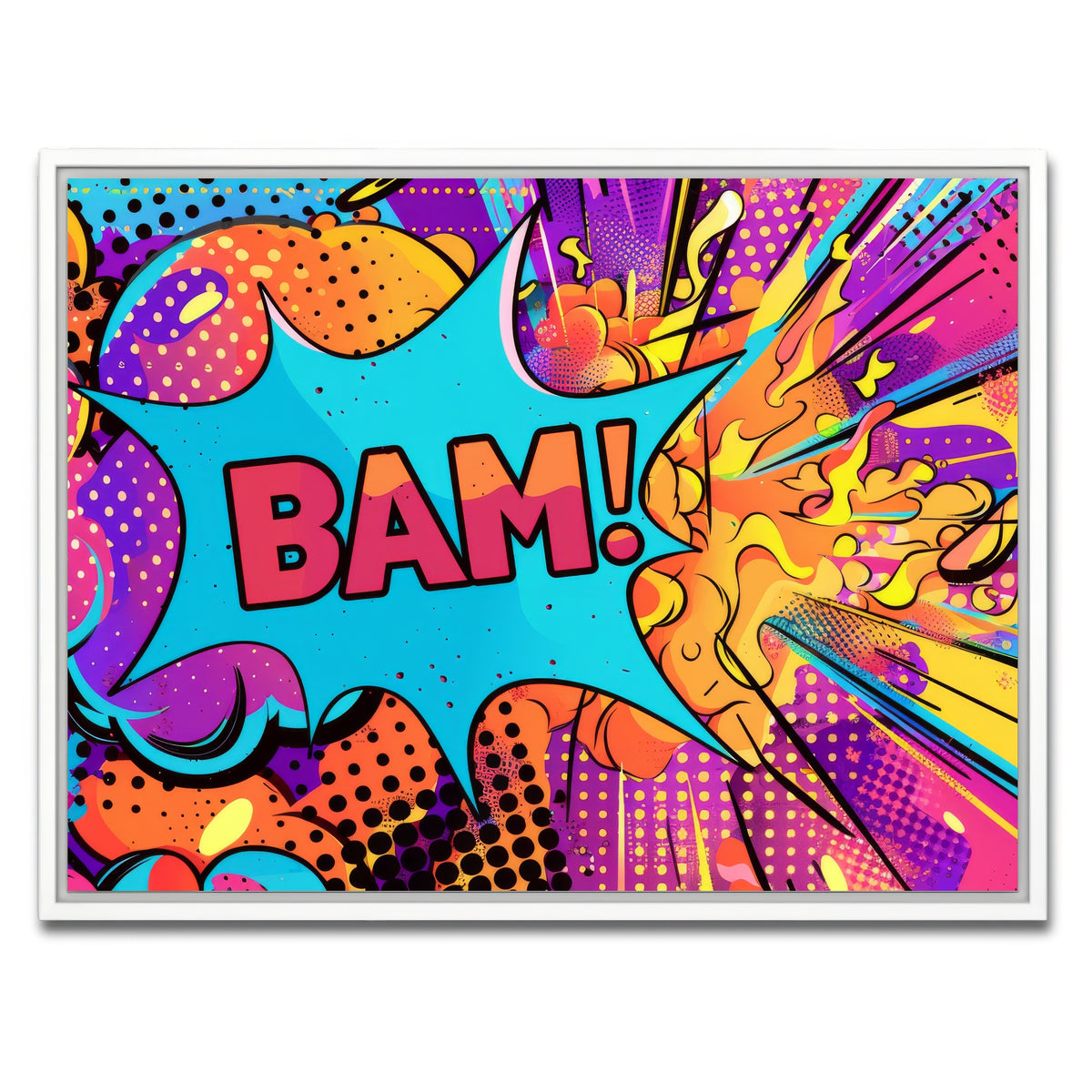 AUTO-MOCKUP WHITE | Bam | 1 Piece | White Framed Canvas | group=4x3