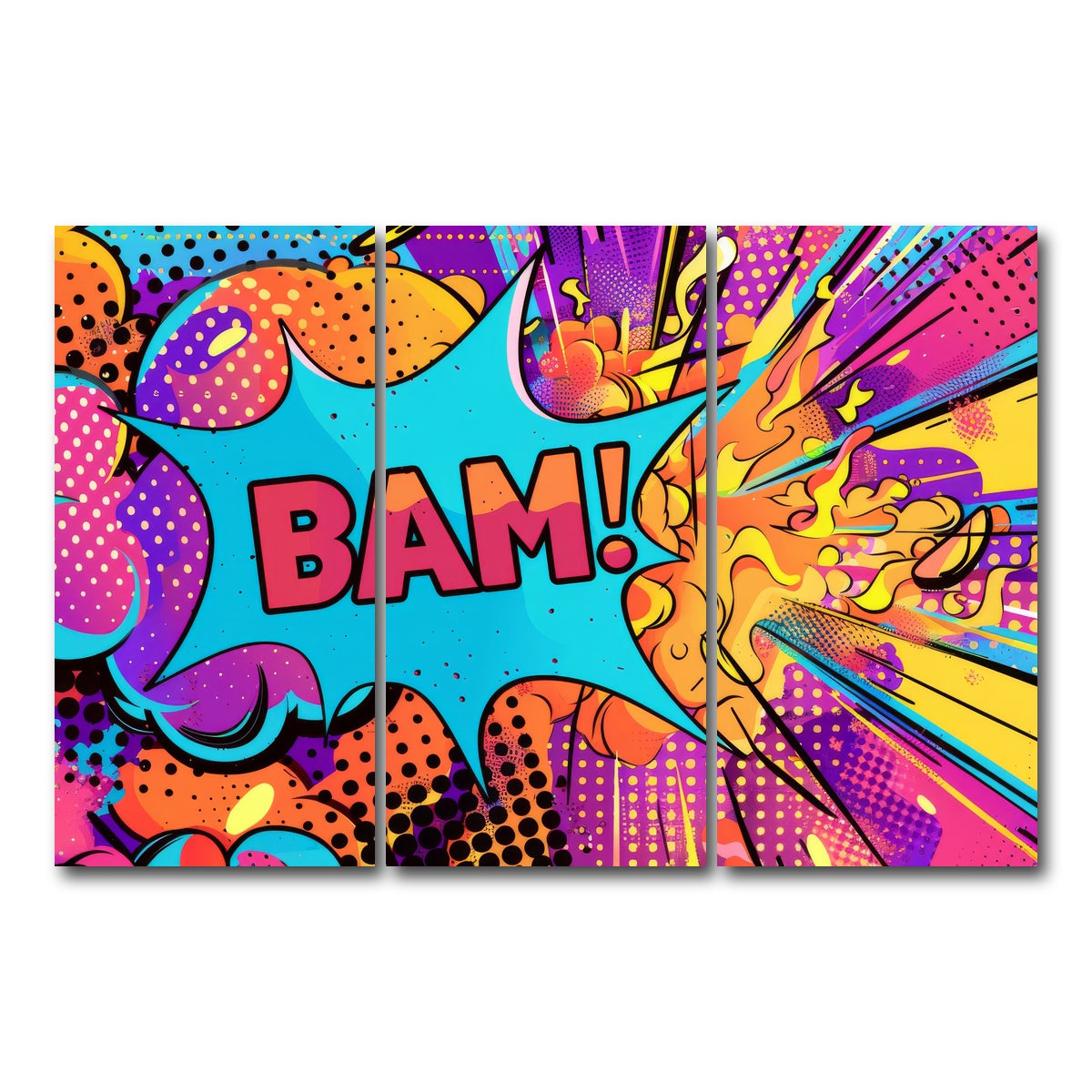 AUTO-MOCKUP WHITE | Bam | 3 Piece | Gallery Wrap Canvas | group=12x24