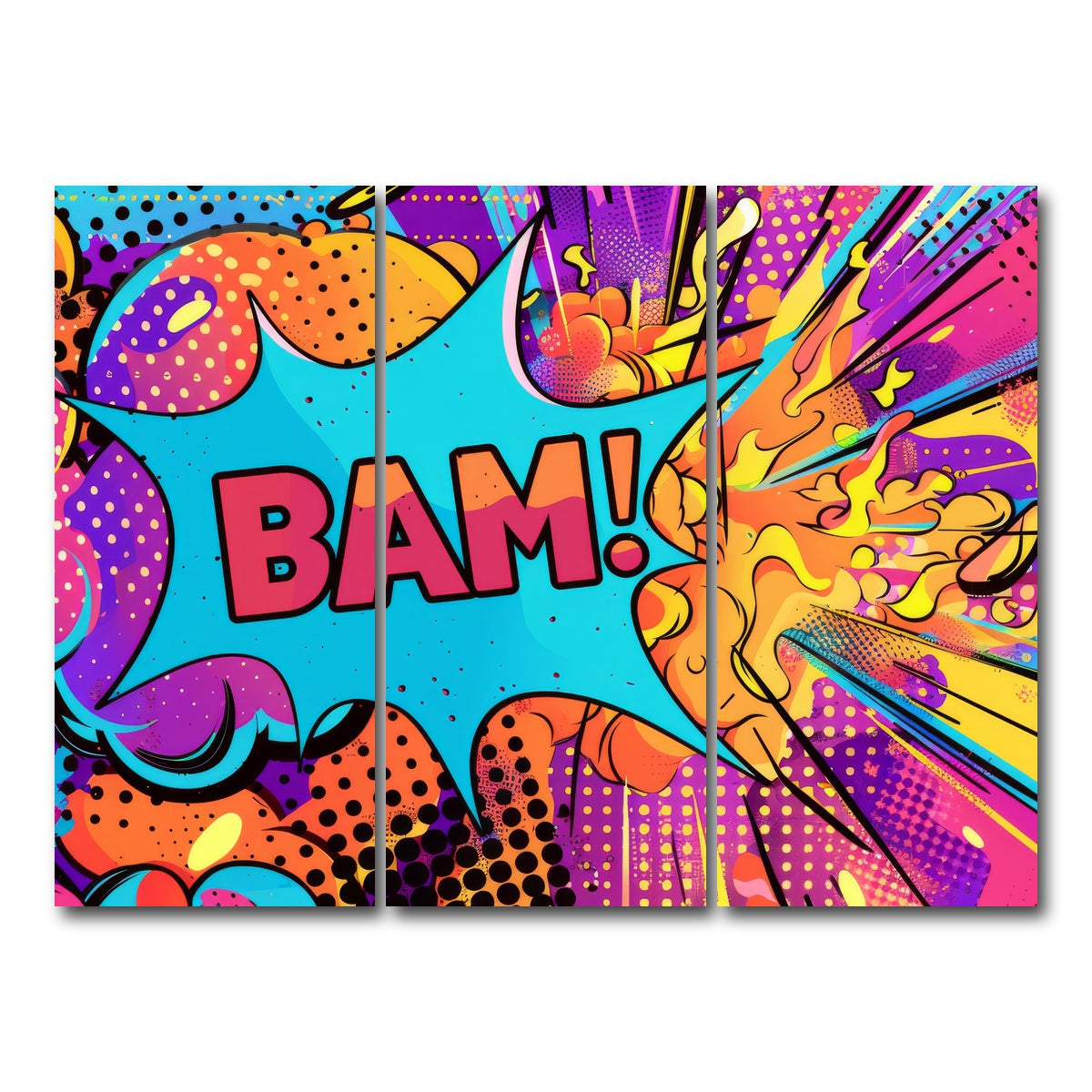 AUTO-MOCKUP WHITE | Bam | 3 Piece | Gallery Wrap Canvas | group=8x18