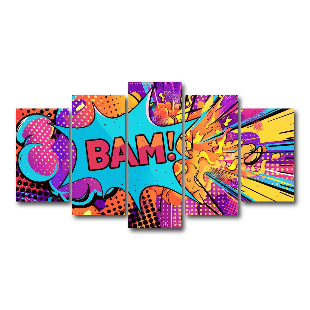 AUTO-MOCKUP WHITE | Bam | 5 Piece | Gallery Wrap Canvas | group=5_normal