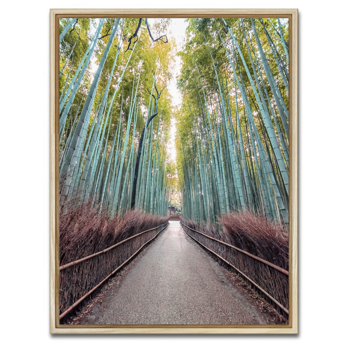 AUTO-MOCKUP WHITE | Bamboo Alley | 1 Piece | Natural Framed Canvas | group=3x4