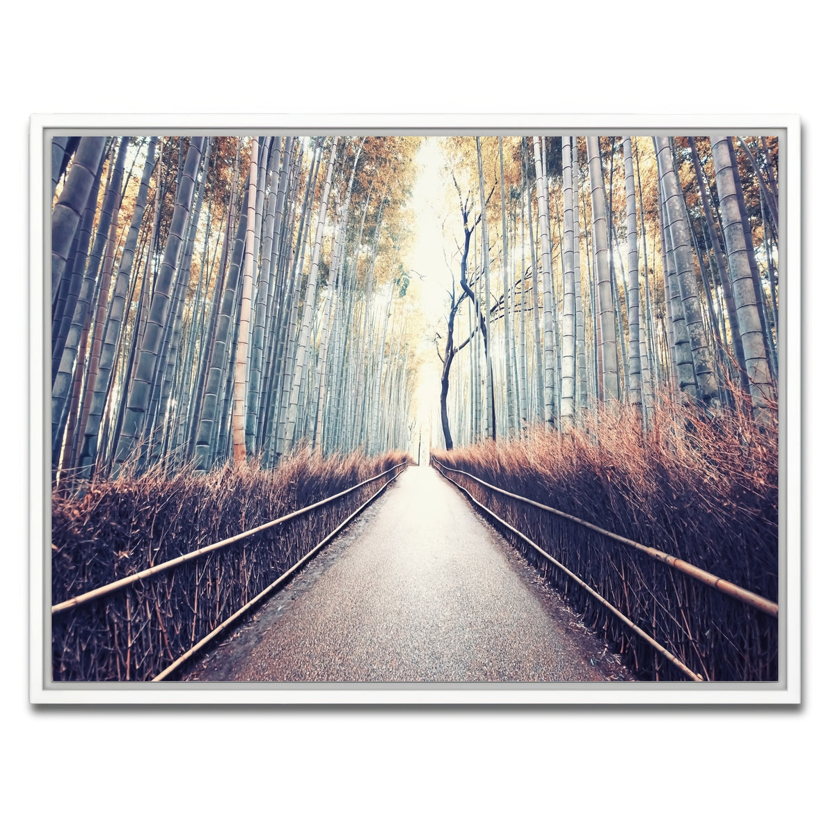 AUTO-MOCKUP WHITE | Bamboo Forest | 1 Piece | White Framed Canvas | group=4x3