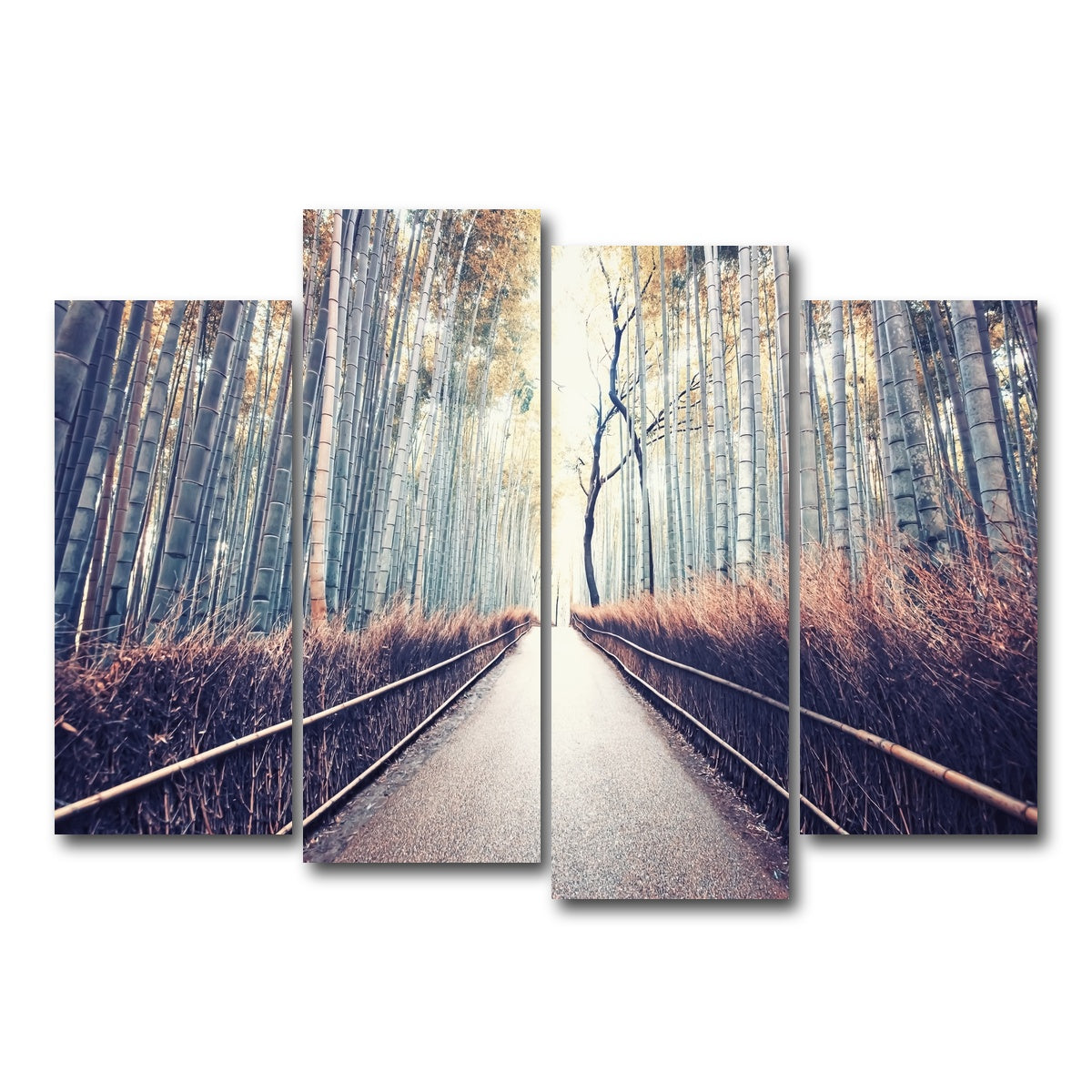 AUTO-MOCKUP WHITE | Bamboo Forest | 4 Piece | Gallery Wrap Canvas | group=4_normal