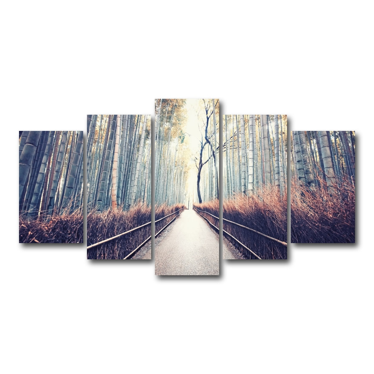 AUTO-MOCKUP WHITE | Bamboo Forest | 5 Piece | Gallery Wrap Canvas | group=5_normal