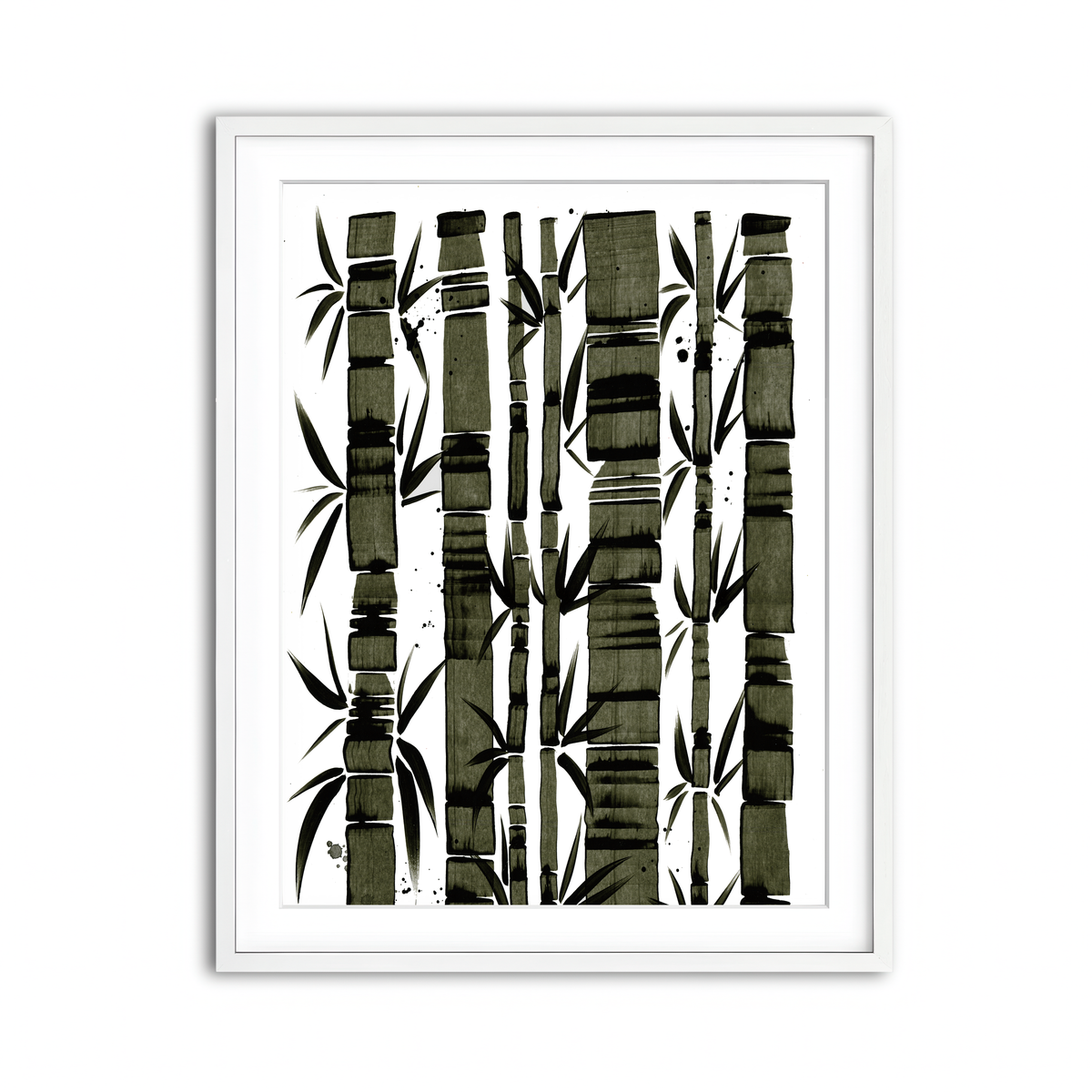 Framed Print 3x4 White