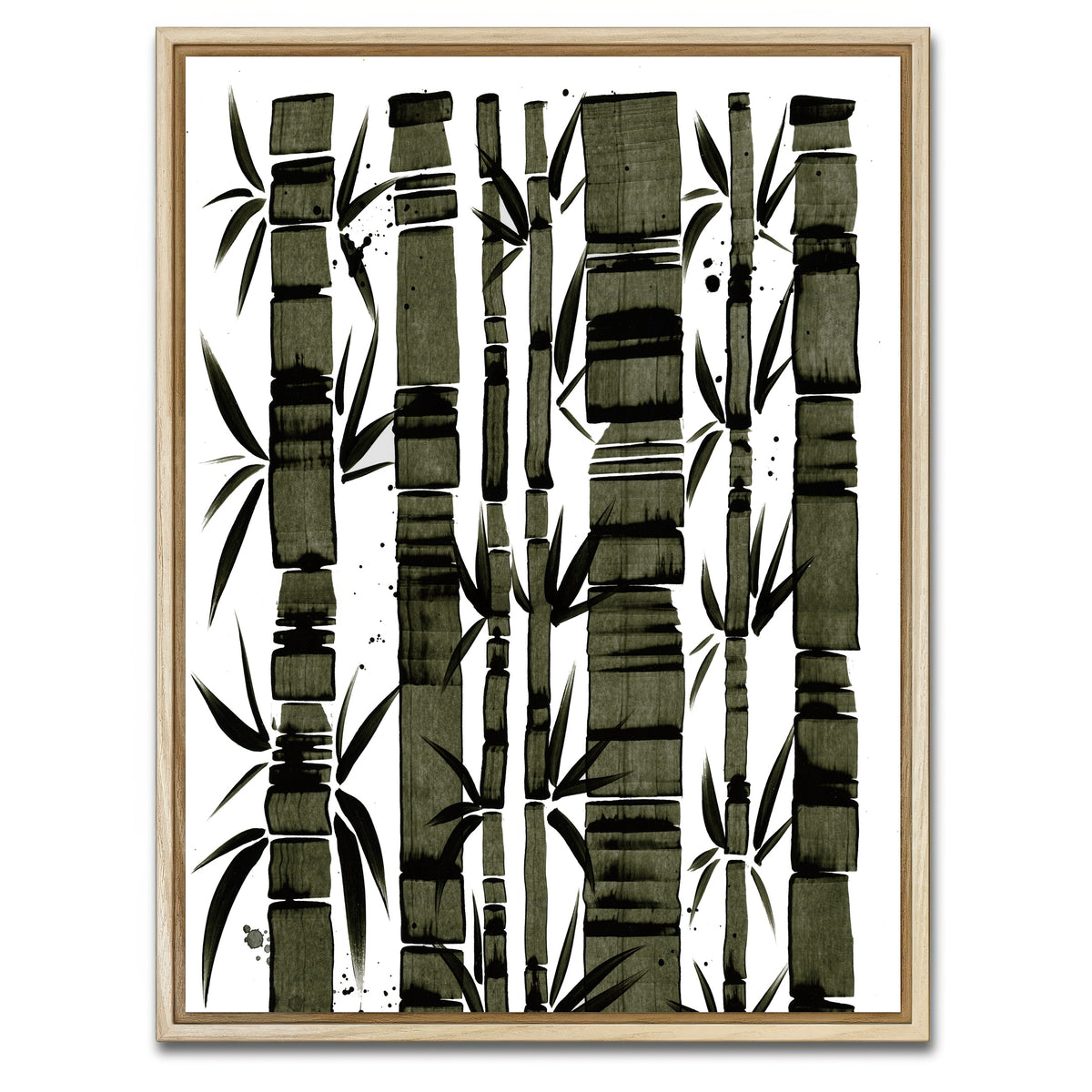 AUTO-MOCKUP WHITE | Bamboo | 1 Piece | Natural Framed Canvas | group=3x4