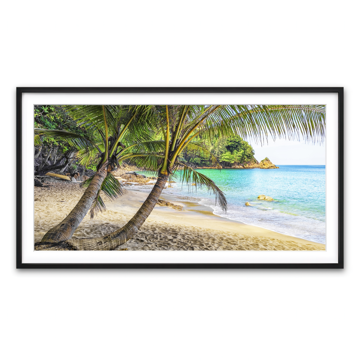 Framed Print 2x1 Black