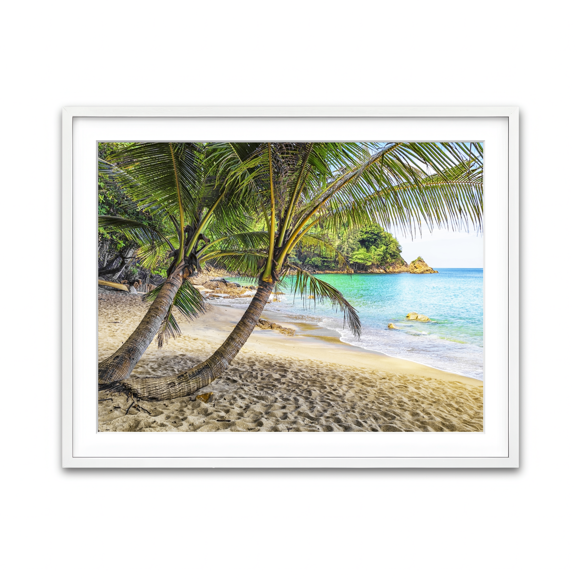 Framed Print 4x3 White