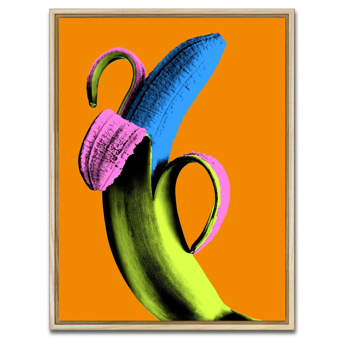 AUTO-MOCKUP WHITE | Banana Is A State Of Mind | 1 Piece | Natural Framed Canvas | group=3x4