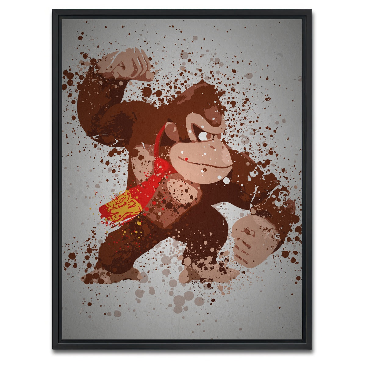 AUTO-MOCKUP WHITE | Banana Slamma | 1 Piece | Black Framed Canvas | group=3x4