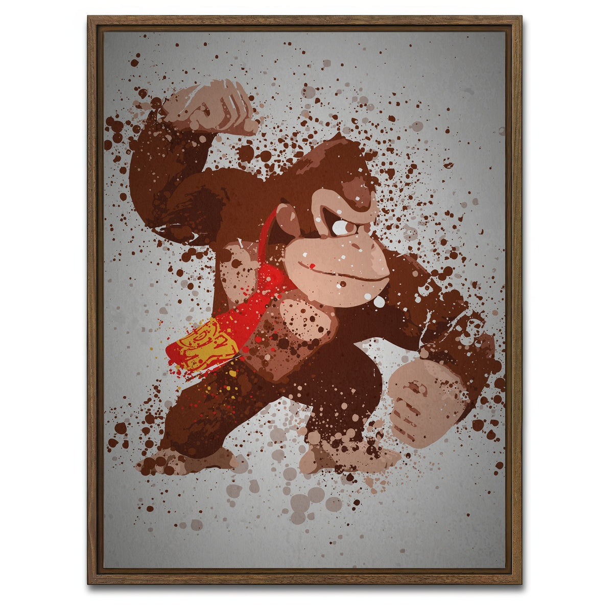 AUTO-MOCKUP WHITE | Banana Slamma | 1 Piece | Walnut Framed Canvas | group=3x4