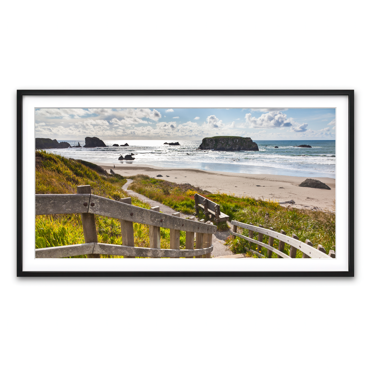 Framed Print 2x1 Black