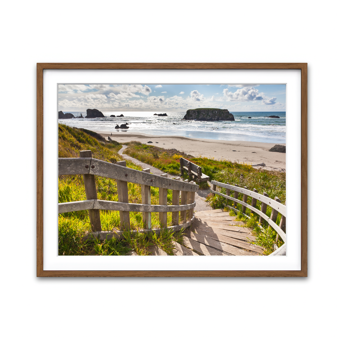 Framed Print 4x3 Walnut