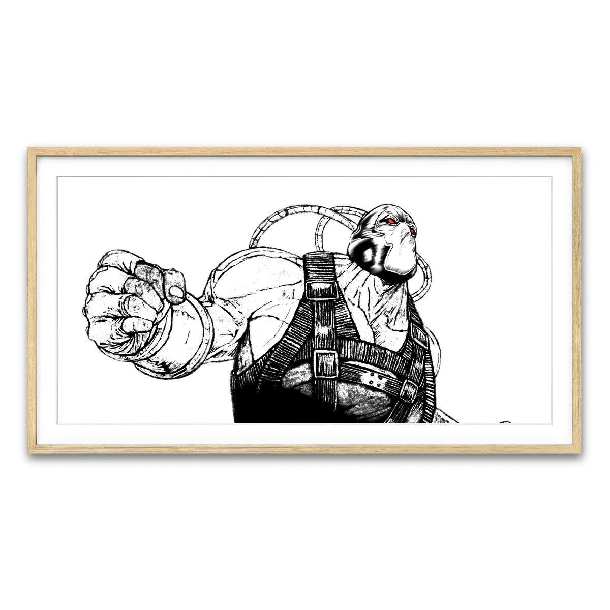 Framed Print 2x1 Natural