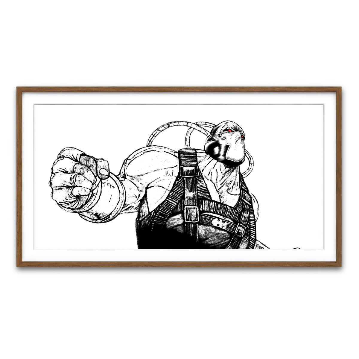 Framed Print 2x1 Walnut