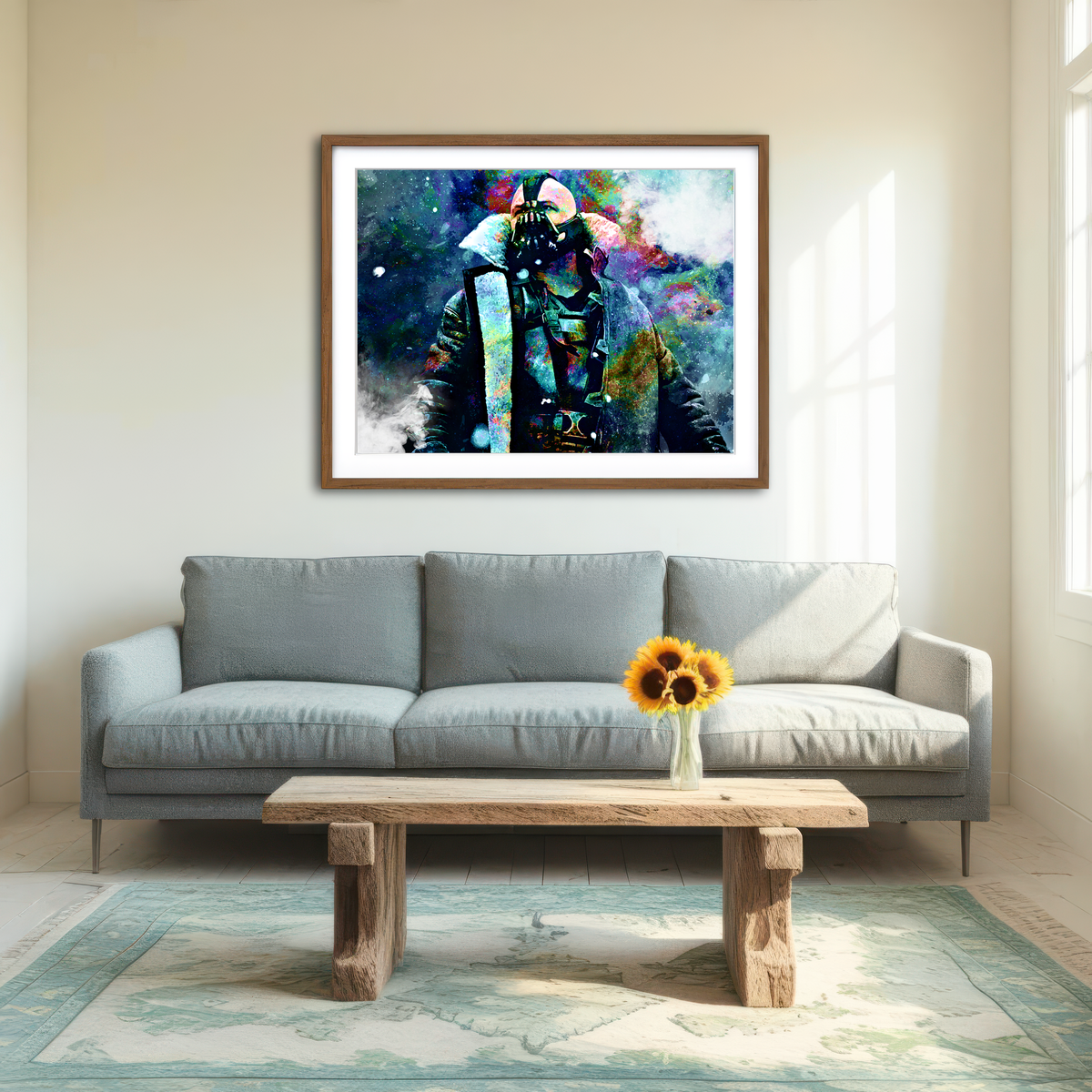 AUTO-MOCKUP ROOM | Bane Wall Art