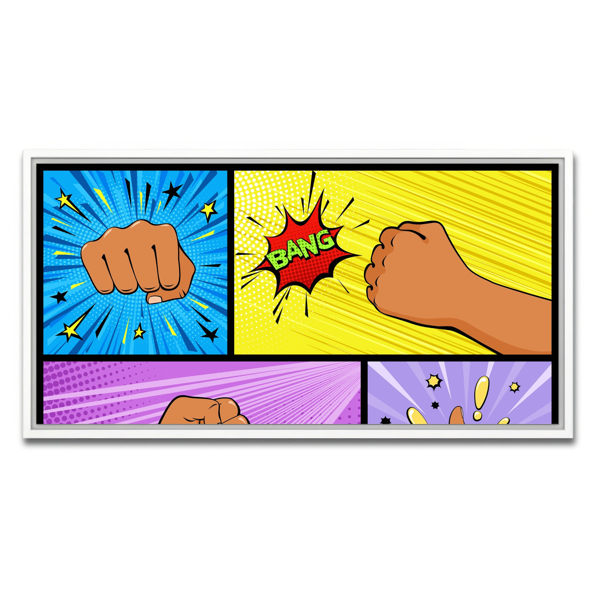 AUTO-MOCKUP WHITE | Bang | 1 Piece | White Framed Canvas | group=2x1