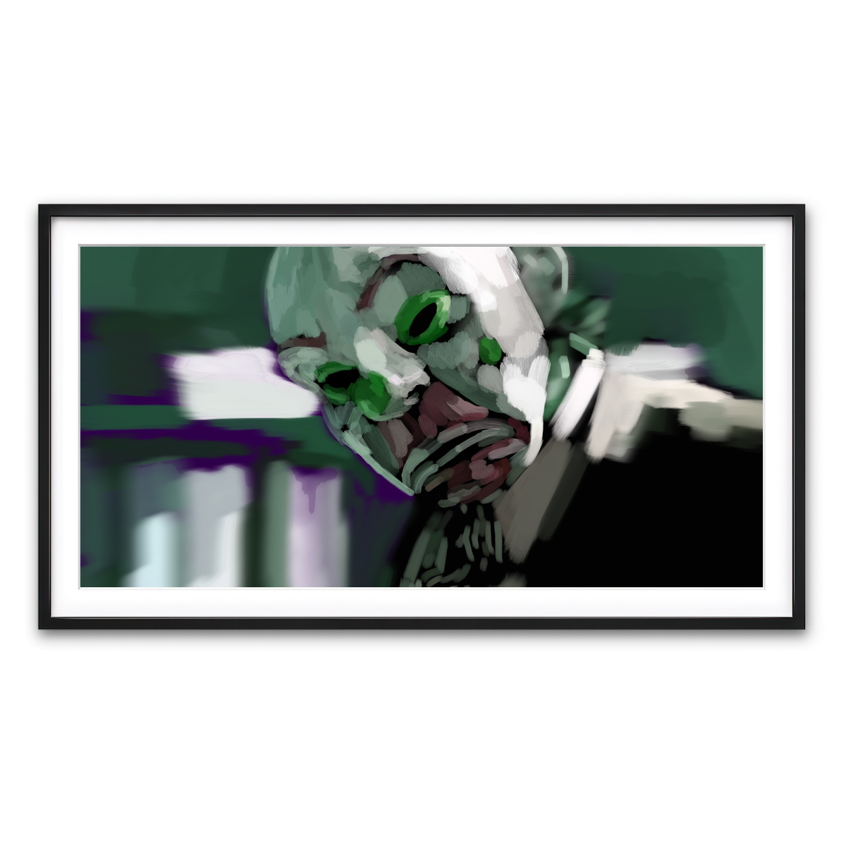 Framed Print 2x1 Black