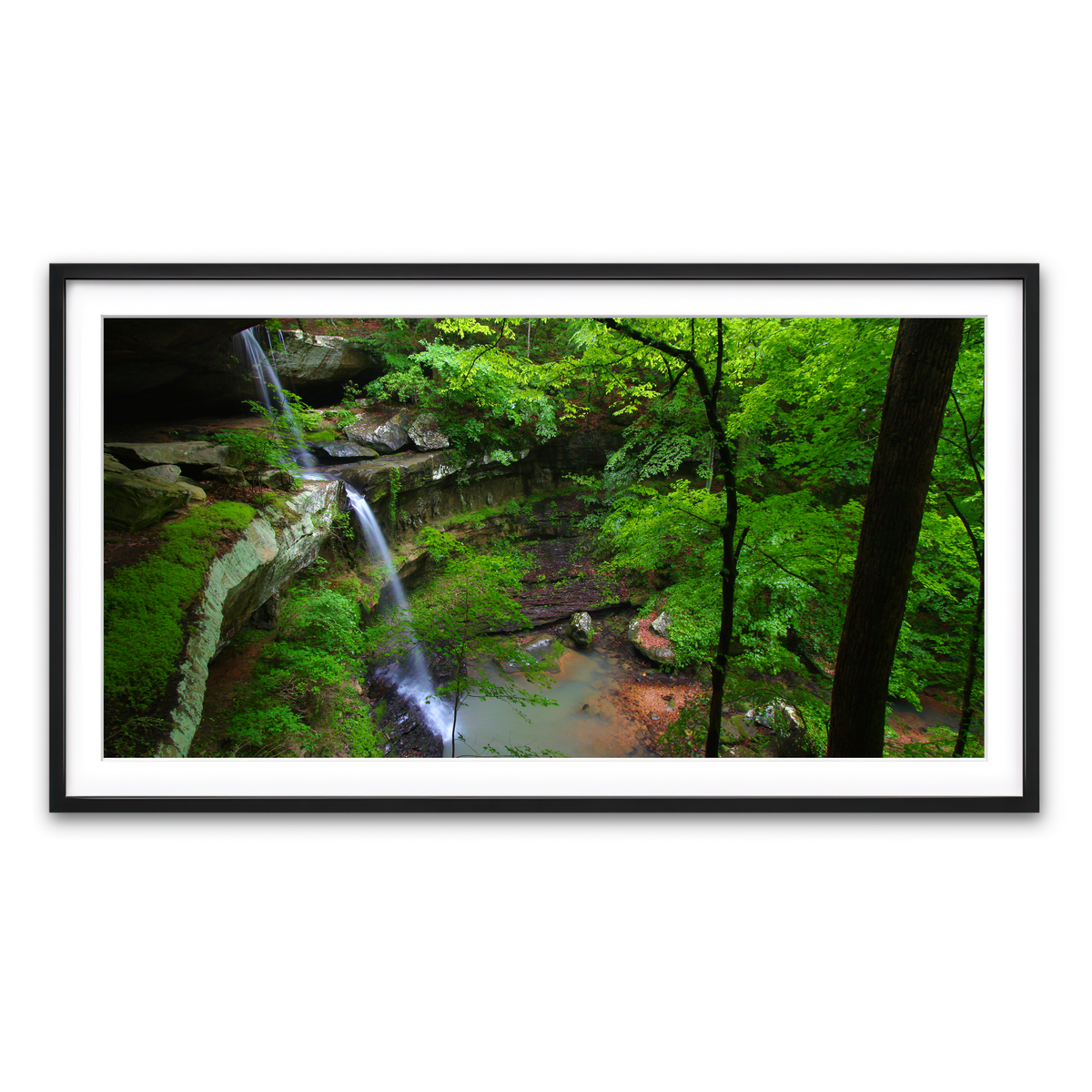 Framed Print 2x1 Black