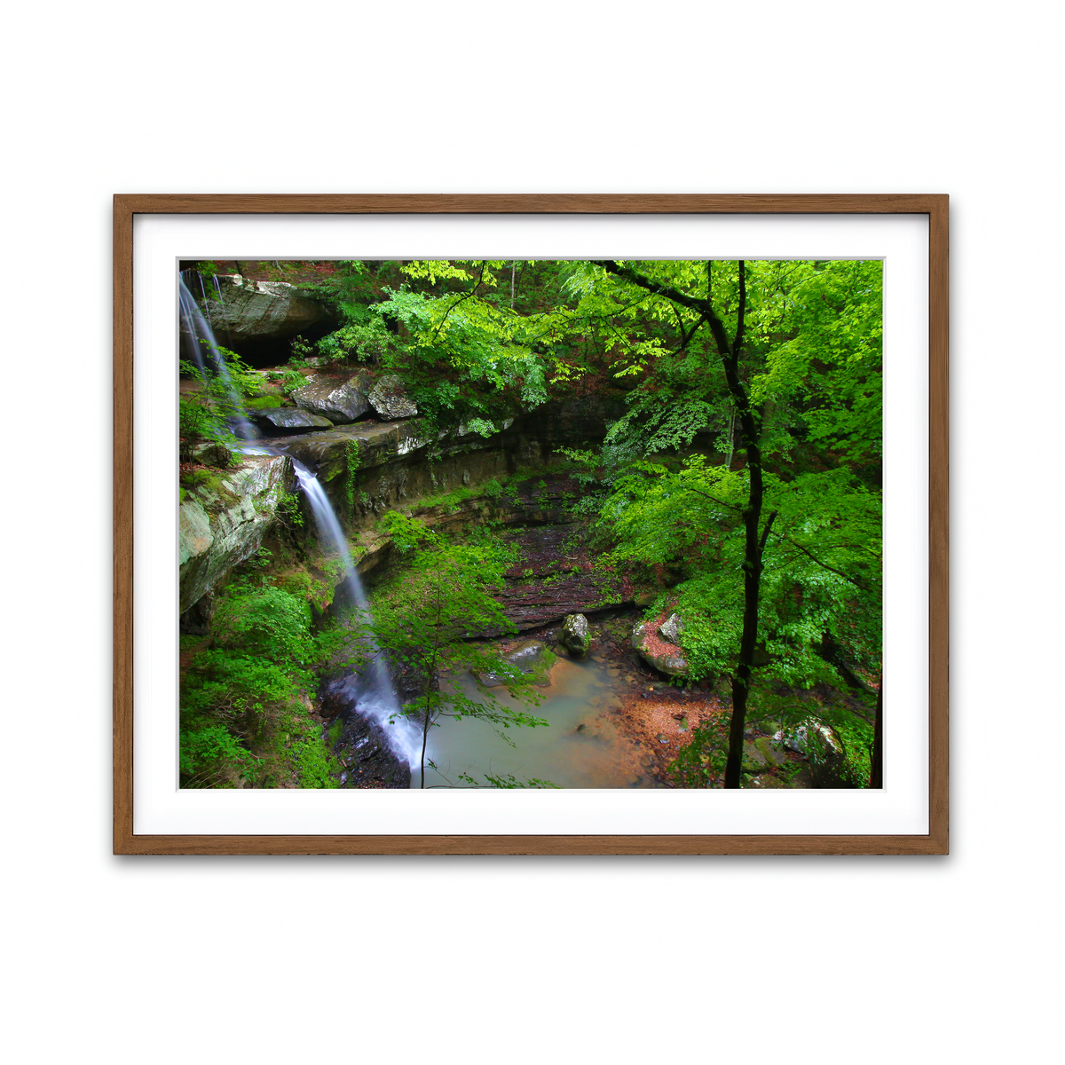 Framed Print 4x3 Walnut