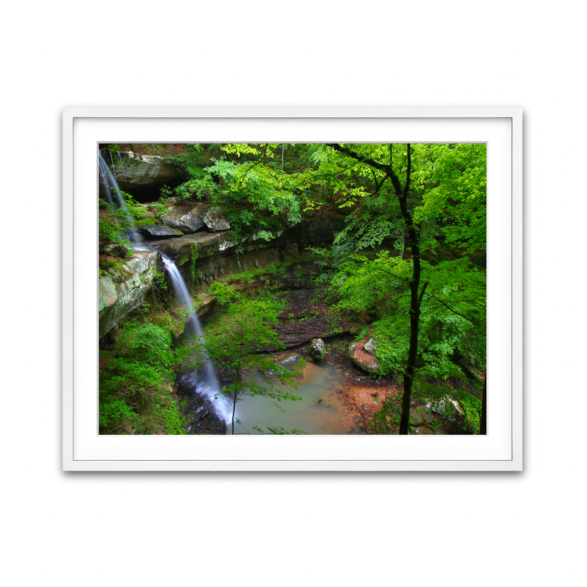 Framed Print 4x3 White