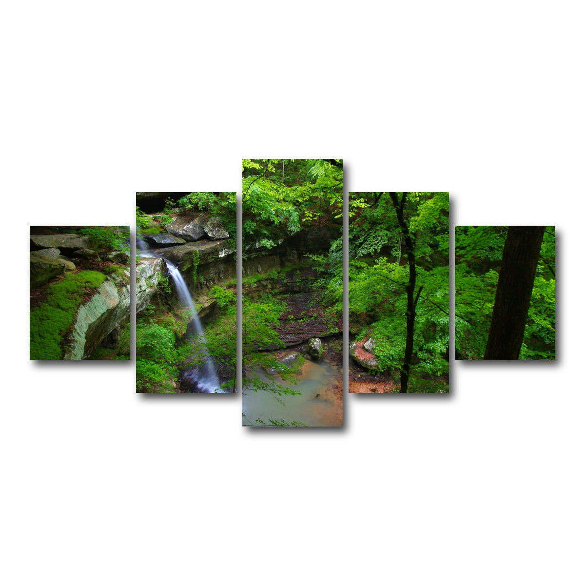 AUTO-MOCKUP WHITE | Bankhead National Forest | 5 Piece | Gallery Wrap Canvas | group=5_short
