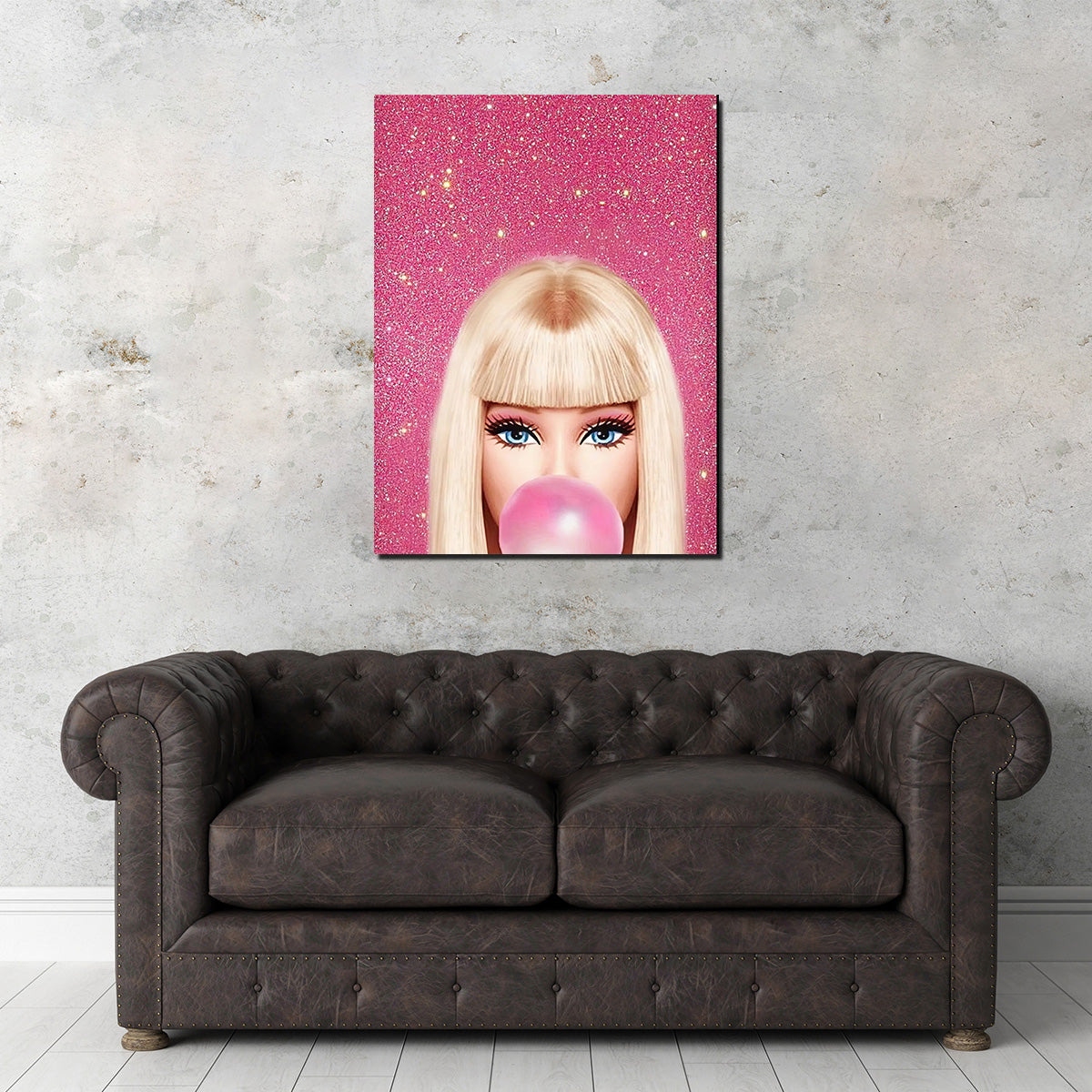 Barbie Bubble Wall Art