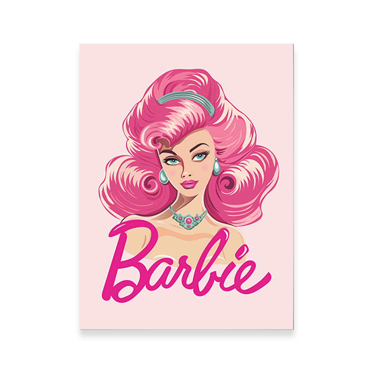 Barbie Portrait Wall Art