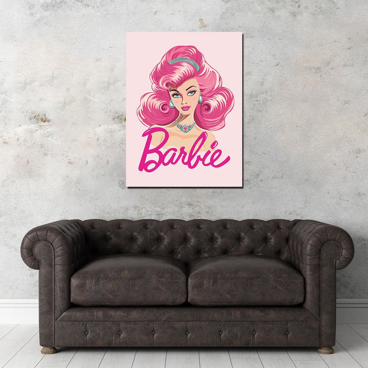 Barbie Portrait Wall Art